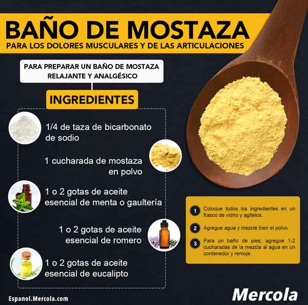 Baño de mostaza