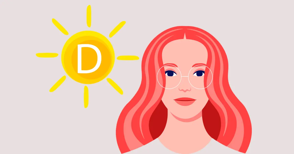 Las personas pelirrojas podrían necesitar menos vitamina D