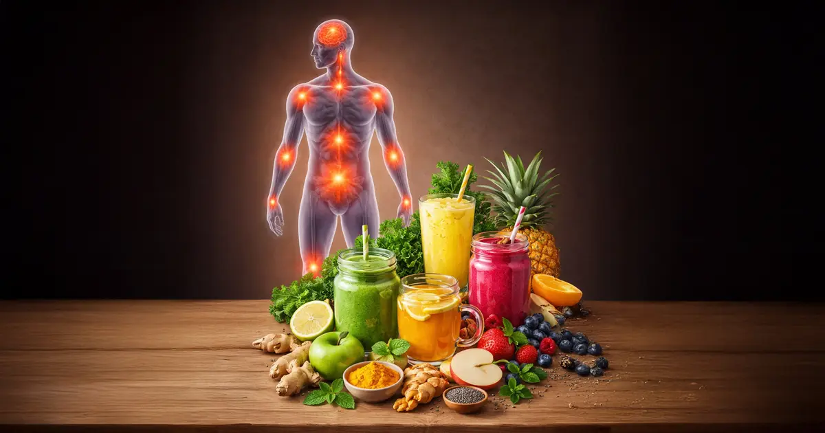 ¿Dolor e inflamación crónica? Pruebe estas 6 bebidas deliciosas