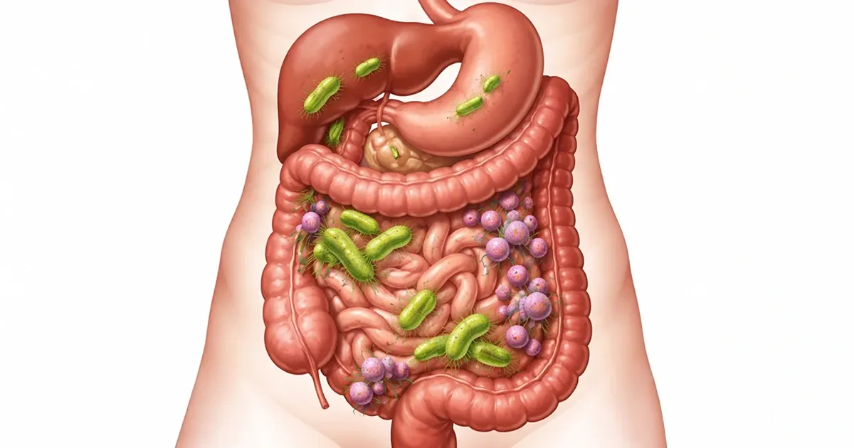 Esto ocurre en su intestino cuando esta bacteria y la levadura se combinan