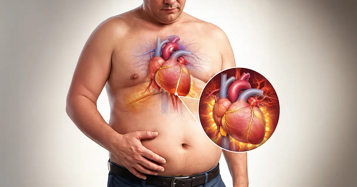 ¿Tiene grasa en esta parte de su cuerpo? Su corazón podría estar en riesgo