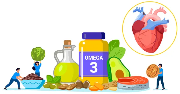 Disminuya su riesgo de enfermedad del corazón con las grasas omega-3