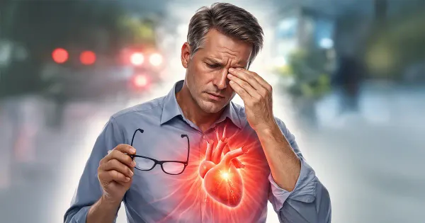 Una mala visión podría ser una señal de alerta de su corazón